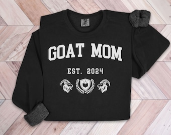 Camiseta divertida de mamá cabra de Comfort Colors®, regalo de vida en la granja para amantes de las cabras, sudadera con cabra linda y peculiar, regalo para amantes de las cabras, camiseta de mamá cabra