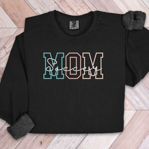 Soccer Mom Sweatshirt, Soccer Mama Shirt, Sports Mom Hoodie, Game Day Sweatshirt, Fall Soccer Season, Gift for Soccer Mom, Custom Mom Shirt