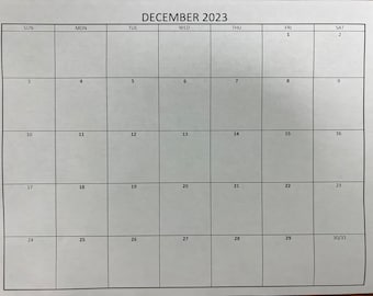 MDS CALENDAR