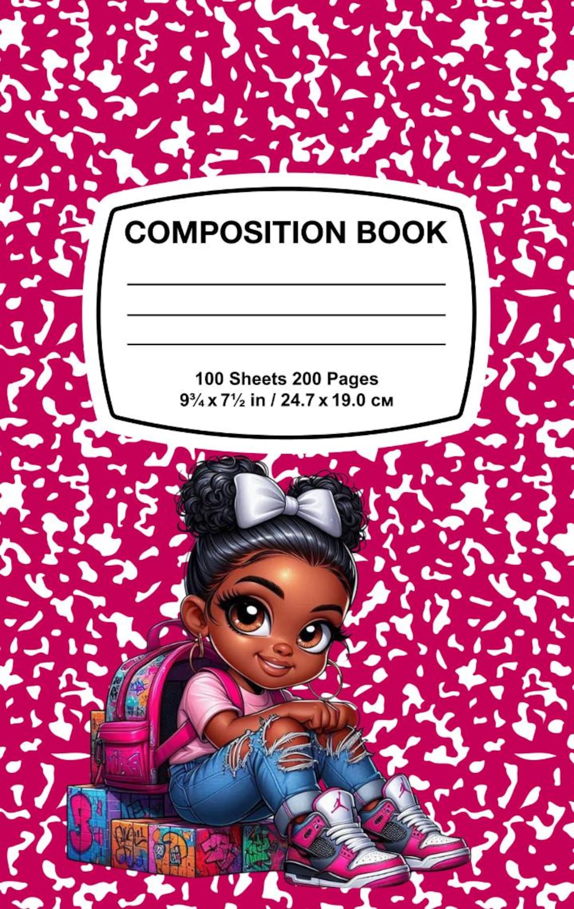 Composition Notebook Cover, Back to School Notebook, Notebook Template ...
