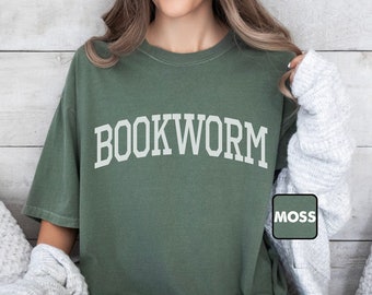 Comfort Colors® Bookworm Shirt, Bookish T-shirt, Reading Book Outfit, Cute Team Teacher Tee, Librarian Clothing, New Teacher Tshirt Gifts