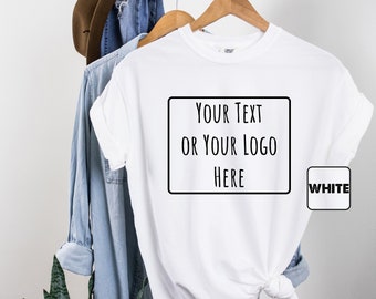 Custom Text Comfort Colors® Shirts, Custom Logo T-Shirt, Personalized Text Outfits, Customizable Matching Tees, Personalized Gift Idea