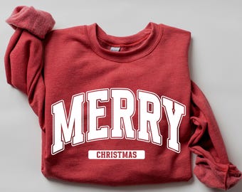Merry Christmas Sweatshirt, Christmas Family Hoodie, Christmas Winter Outfit, Christmas Party Clothing, Christmas Holiday Hoodie, Xmas Gifts