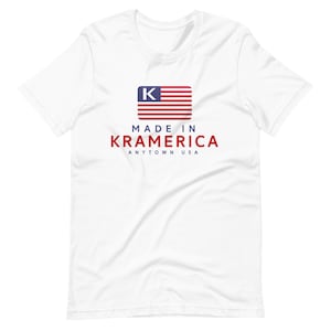 Kramerica Industries Tee – Seinfeld-Inspired Anytown USA Shirt – Quirky Sitcom Graphic T-Shirt