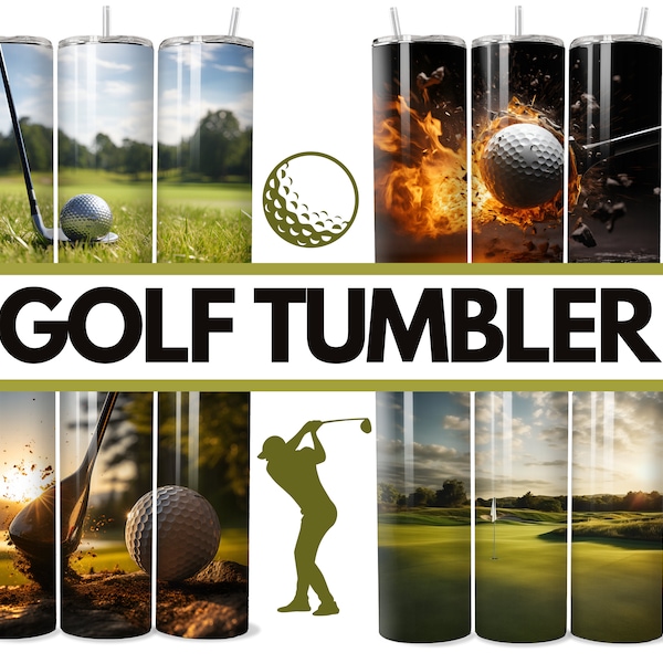 Golfing life 20oz Skinny Tumbler Sublimation Designs, golf PNG File Digital Download, golf tumbler png, golf tumbler wrap, Golf Gift For Men