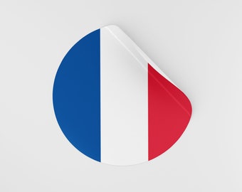 Stickers - France Flag | Sticker | Country | Scrapbooking | Packaging | Packaging