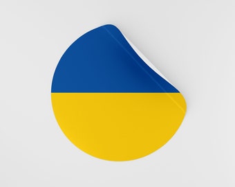 Stickers - Ukraine Flag | Sticker | Country | Scrapbooking | Packaging | Packaging