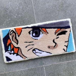 Custom naruto doormat rug gift for your boyfriend or your girlfriend