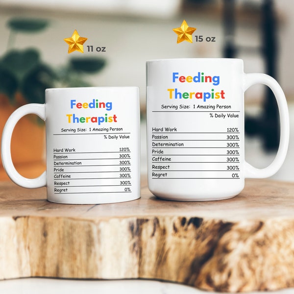 Feeding Therapist, Feeding Therapist Mug, Feeding Therapist Gift, eating therapy, food therapy, infant feeding, infant therapy