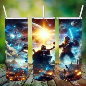 Star Wars PNG Tumbler Wrap, Darth Vader Wrap, 20oz Sublimation Tumbler Design, Skinny Tumbler Wrap, Digital Downloadable Design