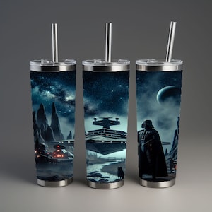 Storm Trooper Tumbler Design, Star Wars PNG Design, Digital Sublimation, Darth Vader 20oz Tumbler Wrap, Skinny Tumbler PNG Boys Girls Gift