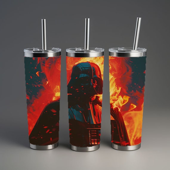 Darth Vader Png Design, Star Wars Tumbler Wrap, Tumbler Sublimation Design,  20 Oz Skinny Tumbler Png, Digital Download Boys Girls Gift