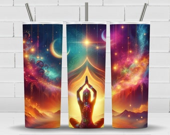 Relaxing Png Tumbler design, Yoga Tumbler Wrap, Chakra Symbol Png, Sublimation Tumbler Design, Inspiration Png, Instant Download