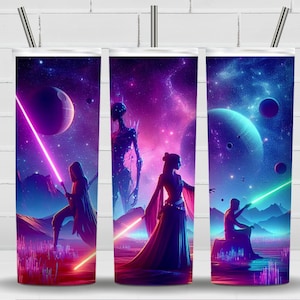 Star Wars Characters Tumbler Design, Digital Design, Star Wars Png Design, Sublimation Design, 20 Oz Tumbler Png, Star Wars Gift