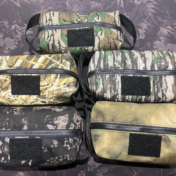Cordura Camo Dopp Kit Bag with Free Patch