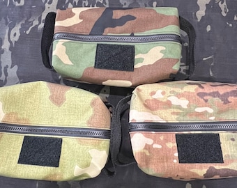 Bolsa de viaje de camuflaje de Cordura con parche gratuito