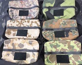 Bolsa de viaje de camuflaje de Cordura con parche gratuito