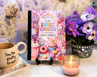 Sweet Choices Composition Notebook | Cute Candy School Notebook | Pastel Kawaii Journal | Back to School | Student Notebook | Rainbow