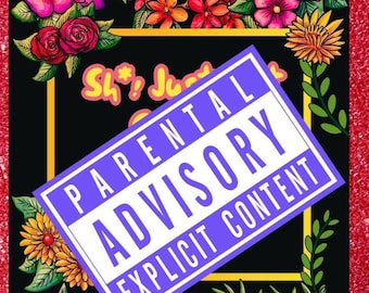 Funny Christian Swear Word Coloring Book for Adults: Floral Sass (Digital Download)