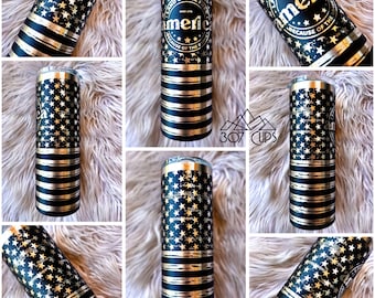 Estrellas y rayas América EE.UU. Láser GRABADO Vaso Envoltura SVG