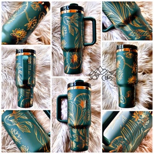 Koi Fish LASER ENGRAVING Tumbler Wrap SVG