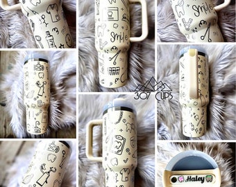 Diente dental GRABADO LÁSER Envoltura de vaso SVG
