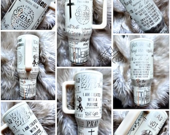 Envoltura para vaso con grabado láser de la Biblia cristiana con fe SVG