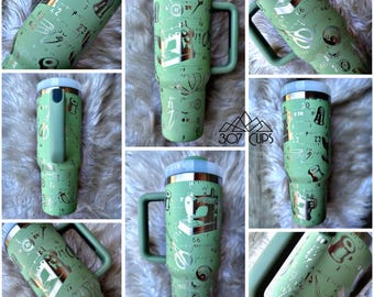 Coser costurera GRABADO LÁSER Tumbler Wrap SVG