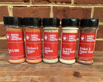 Patio Grill Master 5 Flavor Griller's Spice Bundle