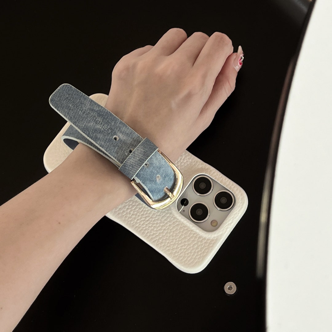 Handmade Vintage Leather Retro Wristband iPhone Case iPhone 15 Etsy