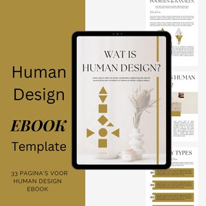 Human Design Ebook Canva Template: Lead Magnet for Coaches