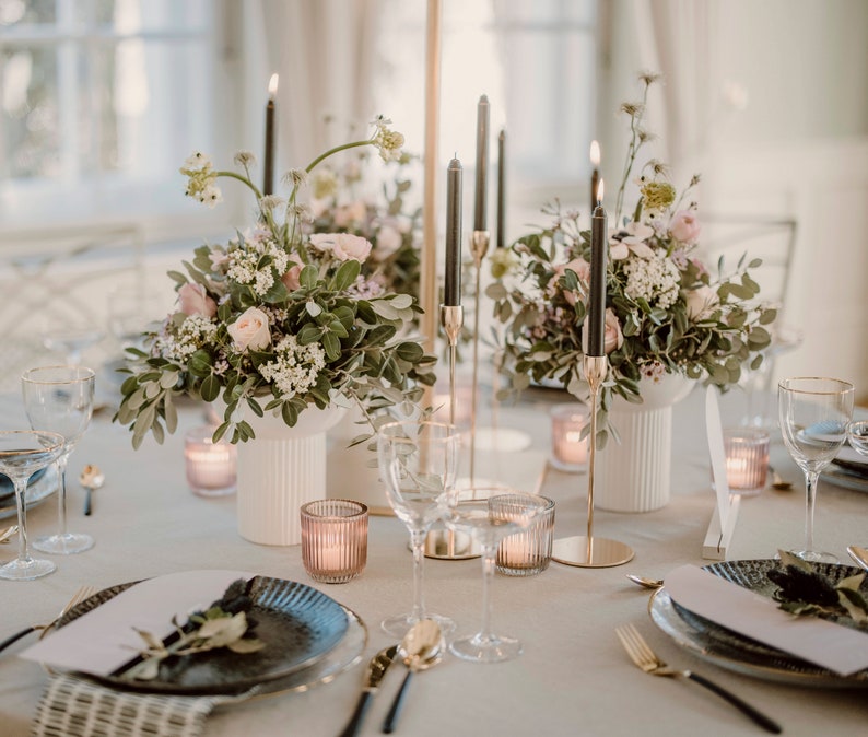 Save the Date card Light Blush modern wedding invitation, simple, elegant, in delicate colors, blush, apricot, peach, mauve, rose image 7