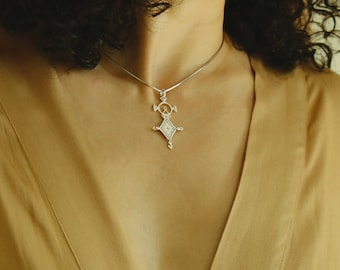 Petite suspension Lyra Solstice (Collection Croix d'Agadez)