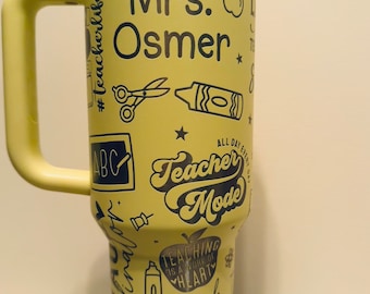 Personalized Engraved Stanley Quencher: Teacher Appreciation Gift