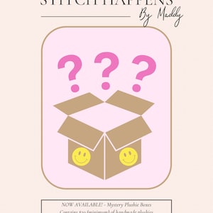 Crochet Mystery Box – Handmade Amigurumi Plush Toys – Surprise Gift Box for Kids, Collectors, and Crochet Lovers