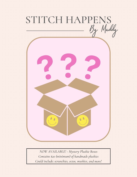 Crochet Mystery Goodie Box: Handmade Plushies & Accessories
