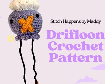 Ghost Balloon Crochet Pattern – Halloween Amigurumi Plushie (PDF Pattern)