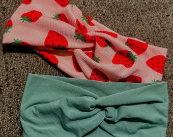 Handmade Knotted Headbands: Stretchy, Comfortable, & Solid