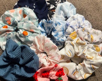 Handmade Scrunchies for All Hair Types