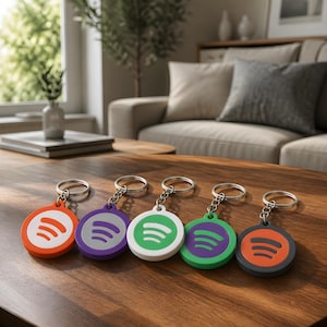 Llavero personalizado de Spotify con NFC | Etiqueta para reproducir música con un toque | Regalo único | Hecho en Austria