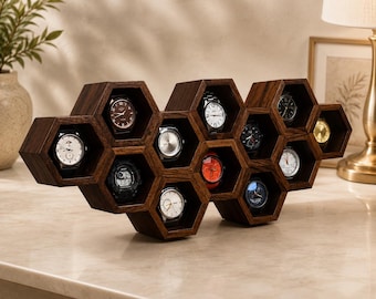 Scatola per orologi vintage in palissandro, scatola per orologi di lusso, cassa per orologi in legno, espositore per orologi da uomo, migli