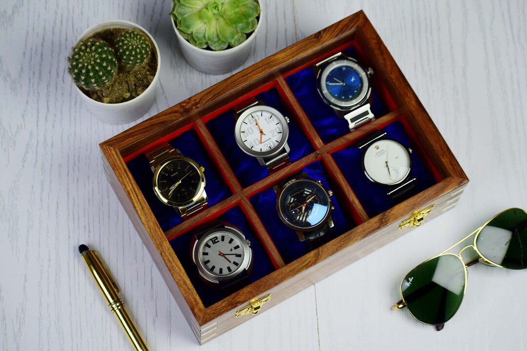 Handmade Watch Box, Longlasting Wooden Watch Box,rosewood Watch
