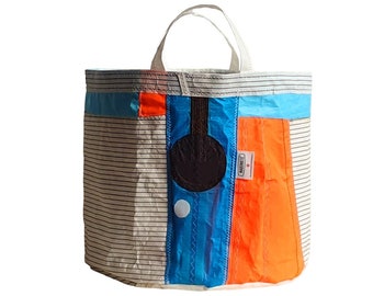 Number 23. Handmade Sports Bag From Kitesurfing, Paragliding, Delta-Plane Wings. Vintage, 10 Years Minimum Flight.