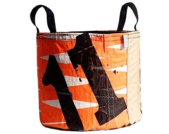 Number 87. Handmade Sports Bag From Kitesurfing Wings, Paragliding, Delta-gliding, Windsurfing. Vintage.