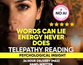 Same Day Psychic Telepathy Reading, Read Their Mind, Hidden Truth No AI Medium Reading