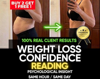 Same Hour Weight Loss Psychic Health Reading, Body Transformation and Confidence, Psychological Insight