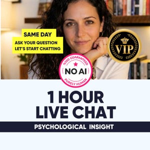 One Question Reading and Live One Hour Psychic Chat Session, Psychological Insight