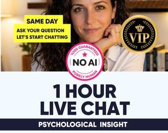 One Question Reading and Live One Hour Psychic Chat Session, Psychological Insight