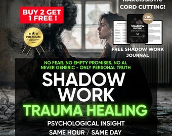 Same Hour Shadow Work Psychic Reading: Inner Healing & Self Discovery, Psychological Insight