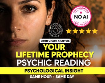 Same Hour/ Same Day Lifetime Psychic Reading, Detailed Timeline Prediction, Psychological Insight